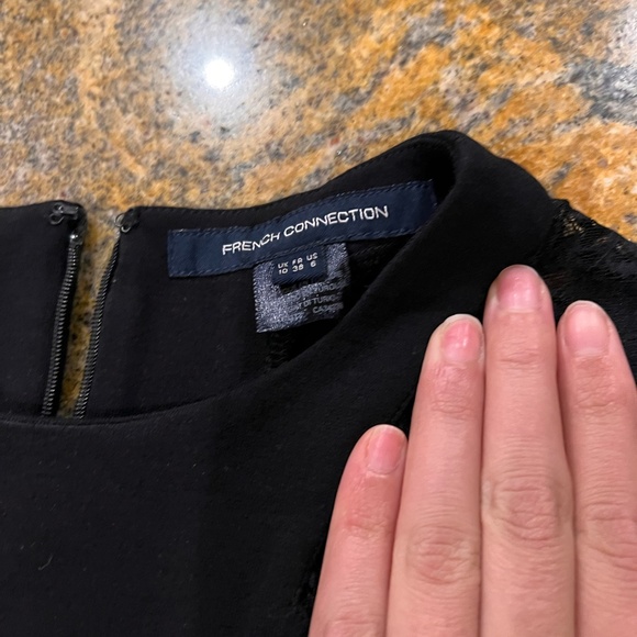 French Connection Black Lightly Used Dress Body Con Mini - Picture 2 of 3